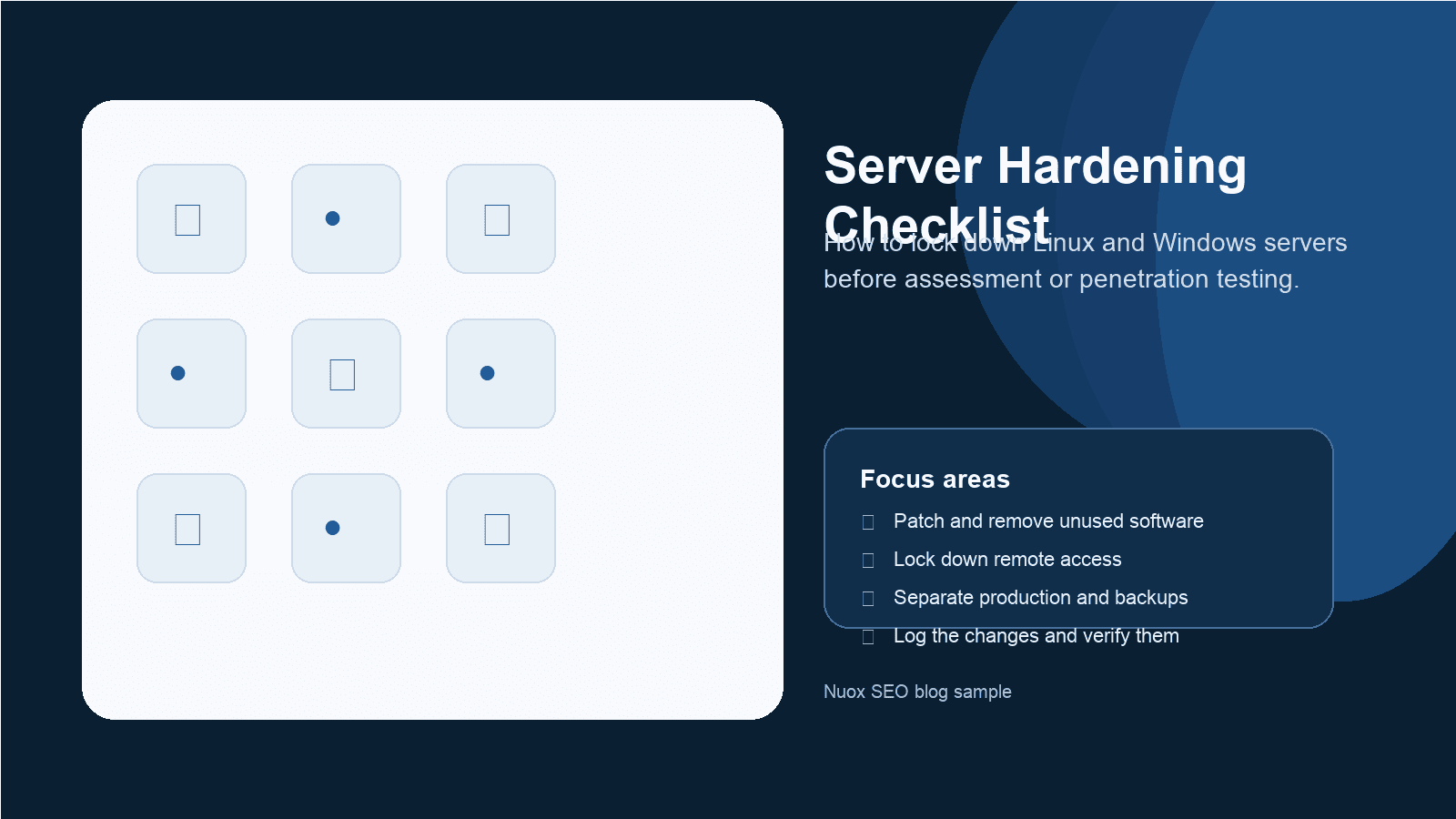 Server Hardening Checklist: How to Lock Down Linux and Windows Servers